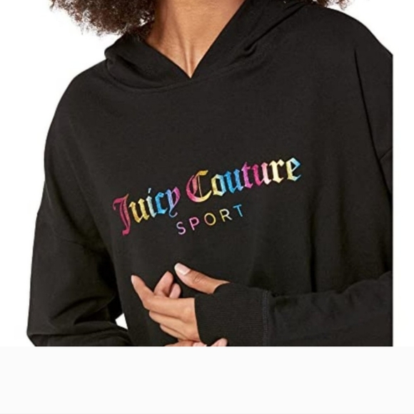 Juicy Couture Sport Ombre Foil Hoodie Size Medium - Picture 3 of 9
